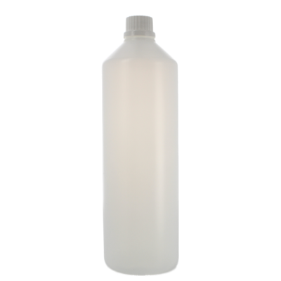 1000 ml cylindrical bottle, natural HDPE