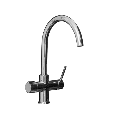 4-Way High Round Mixer Tap