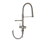 3-Way Mixer Tap with Spray – Dual Spout in Stainless Steel