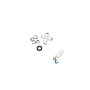 3-Way Mixer Tap with Spray – Dual Spout in Stainless Steel