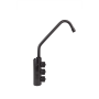 3-Way Faucet in Black Fragranite Stainless Steel - High Spout
