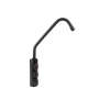 3-Way Faucet in Black Fragranite Stainless Steel - High Spout