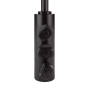 3-Way Faucet in Black Fragranite Stainless Steel - Low Spout