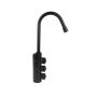3-Way Faucet in Black Fragranite Stainless Steel - Low Spout