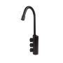 3-Way Faucet in Black Fragranite Stainless Steel - Low Spout