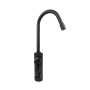 Rubinetto 3 vie basso inox nero