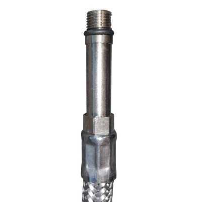 Flessibile per acqua depurata m10x1 f3/8  lungo