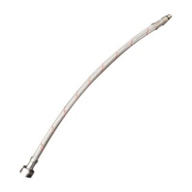 Flexible hose for hot water taps m8 f3/8  red filament