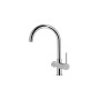 5-way mixer tap with high round spout