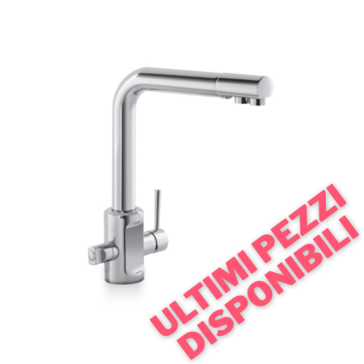 Miscelatore tre vie meccanico canna bassa