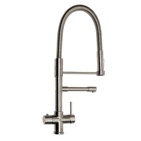 Miscelatore 3 vie doccia in acciaio inox 304 2 canne separate