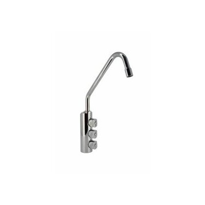 3-Way Tap in Chrome-Plated Stainless Steel – High Spout