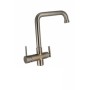 Miscelatore 4 vie alto nickel