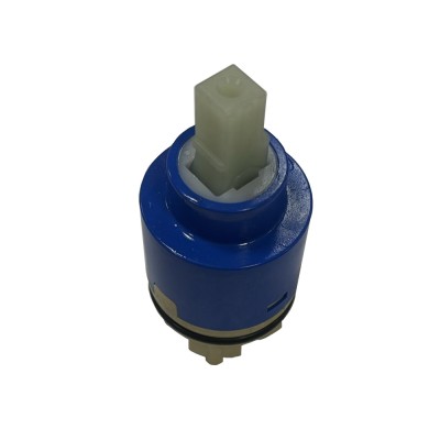 Replacement hot/cold ceramic cartridge for blrf mixers