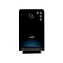 Elegante black push button. 4 dispensing options (still, cold, sparkling, hot)