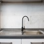 Elegance stainless steel tap in black stainless steel