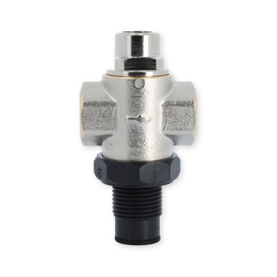 H 20 F/F 3/8 pressure reducer with 1/4 connection/pressure gauge