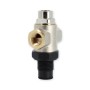 Water pressure reducer with pressure gauge