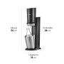 Gasatore crystal black sodastrean da tavolo