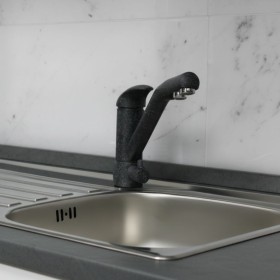 3-way Mixer Tap S Black Granite