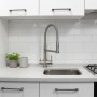5-Way Mixer Tap with Flexible Shower - Stainless Steel AISI 304