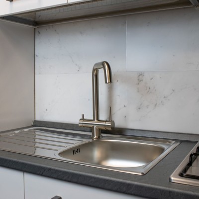 Miscelatore 5 vie quadro in acciaio inox 304