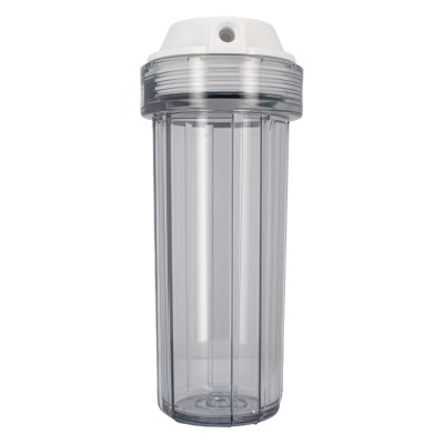 Tazza portafiltro trasparente 10" attacchi 1/4"