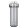 Tazza portafiltro trasparente 10" attacchi 1/4"
