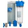 10" self-cleaning transparent filter housing 3/4"