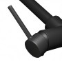 3-way mixer tap, tall, round, black