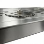 Stainless Steel Drip Tray 100×50 with Glass Rinser