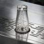 Vaschetta raccogli goccia inox 100x50 con bagnabicchiere