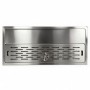 Vaschetta raccogli goccia inox 100x50 con bagnabicchiere