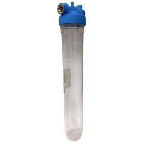 Tazza porta filtro 20" ottonata trasparente
