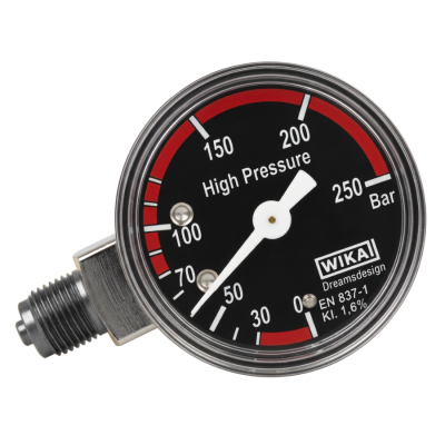 Right high pressure gauge