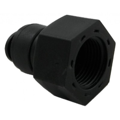 3/8 female straight connector - 6 mm pipe