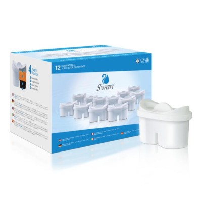 Scatola 12 filtri caraffa compatibili maxtra