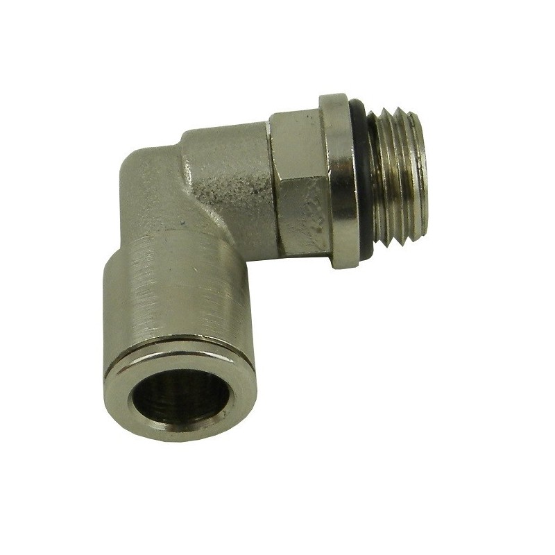 RACCORDO ACQUA DA TUBO RIGIDO JOHN GUEST DIAM. 12 mm A PORTAGOMMA PER TUBO RETINATO DIAM. 10 mm
