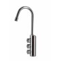 3-Way Faucet in Chrome Stainless Steel - Low Spout