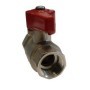 3-piece 1/2" ball valve mf